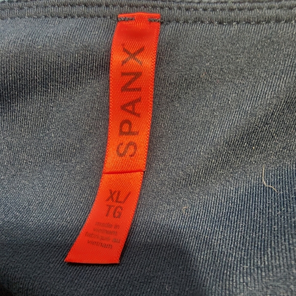 SPANX Ready To Wow Leggings Dark Blue Corduroy Size XL - Picture 3 of 4